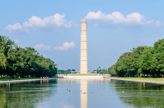 Washington Monument and Reflecting Pool, Washington DC, USA