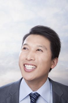 Portrait of Man Looking Away