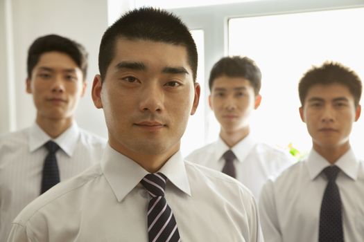 Businessmen in the office, portrait