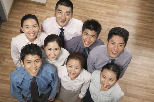 Coworkers smiling, portrait