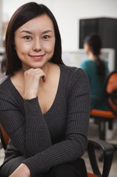 Portrait of mid adult businesswoman in the office