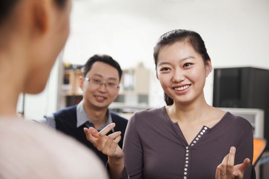 Business people having meeting in the office