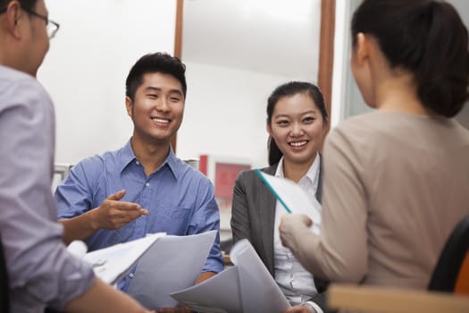 Business people having meeting in the office