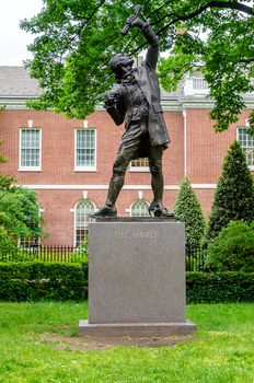 The Signer Statue, Philadelphia, USA