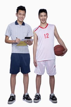 Basketball Player and Coach