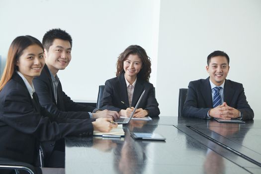 Business people in meeting room