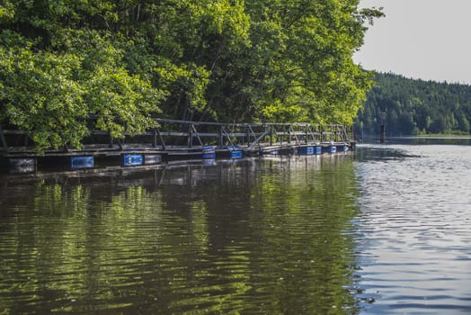 Five sea (in Norwegian Femsj��en) is a lake located in the municipality of Halden, Norway. My son and I were on a photo safari, hoping to get pictures of Osprey that breed in a tree on a small island in Five sea