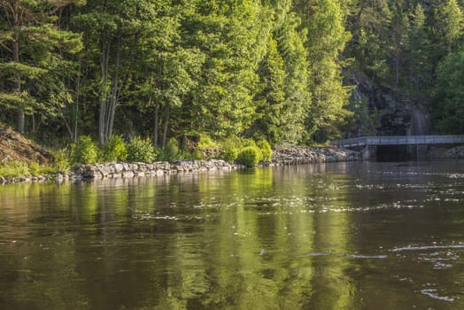 Five sea (in Norwegian Femsj��en) is a lake located in the municipality of Halden, Norway. My son and I were on a photo safari, hoping to get pictures of Osprey that breed in a tree on a small island in Five sea