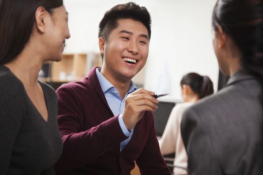 Business people having meeting in the office