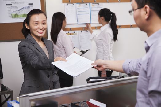 Business people working in the office