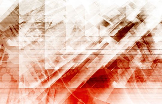 Colorful Squares Background with a Edit Blocks