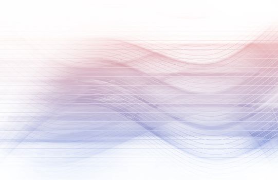 Line Wave Background with Colorful and Clean Art