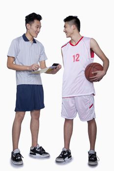 Basketball Player and Coach