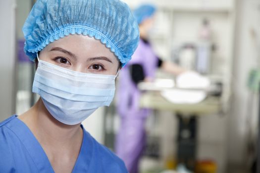 Female veterinarian, portrait