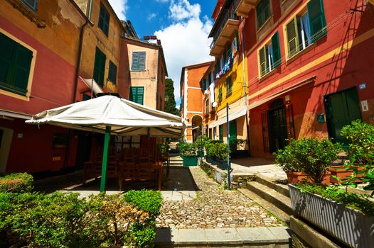 Portofino village on Ligurian coast in Italy