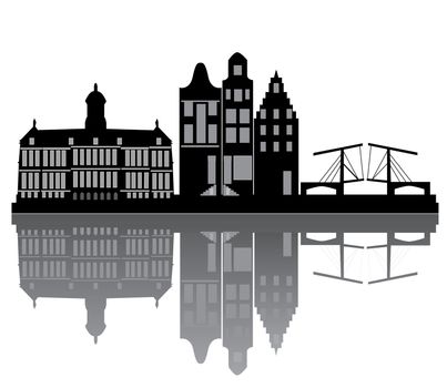 amsterdam skyline