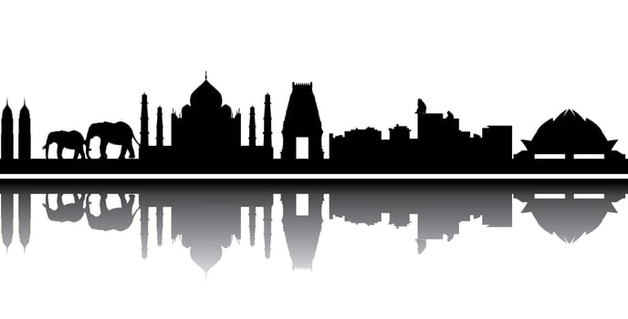 india skyline