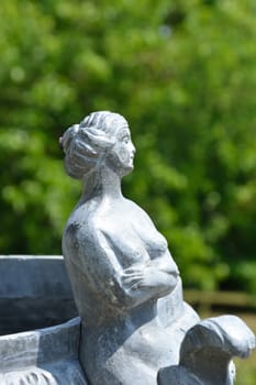 Detail of pot with female figure
