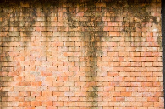 old red brick wall background