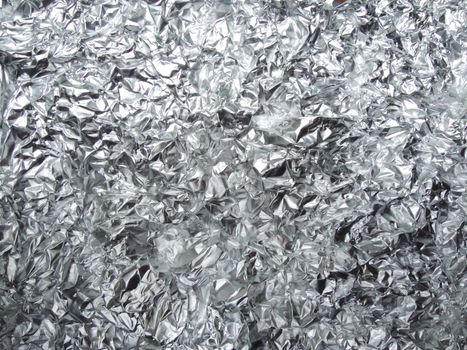 Aluminum foil texture background

