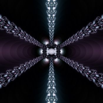 Elegant fractal design, abstract psychedelic art, magic star