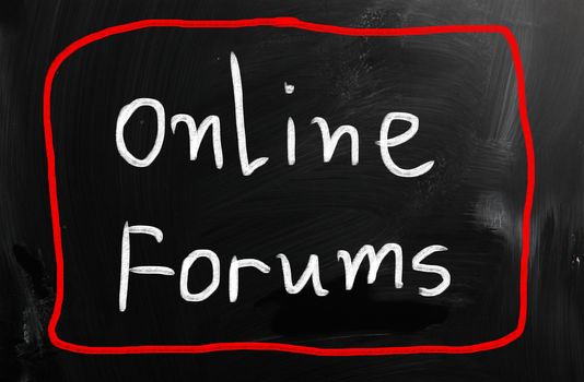 Social media concept - text on a blackboard.
