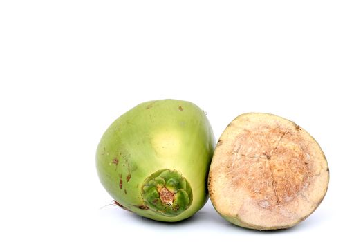 Coconuts, isolated on white