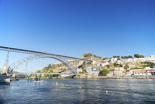 dom luis bridge in porto portugal