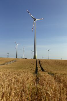 Austria Grimming 12-07-2013 The windmills on the large field