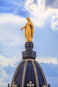 Golden Statue of Virgin Mary, Lyon