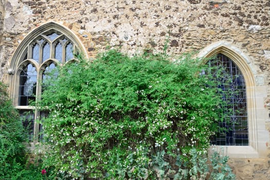 External norman arched windows