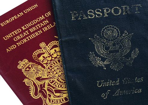 two passports usa and united kingdom (dual )