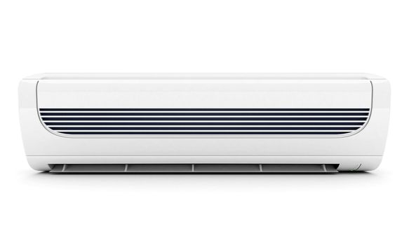 Image of modern air conditioner isolated on a white background