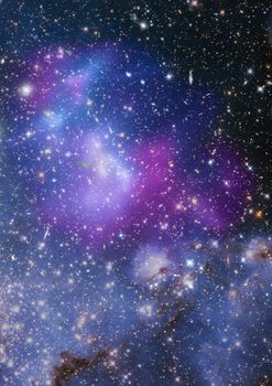 Stars of a planet and galaxy in a free space