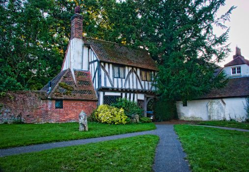 Tudor cottage in the village of Hartfield, Sussex, UK