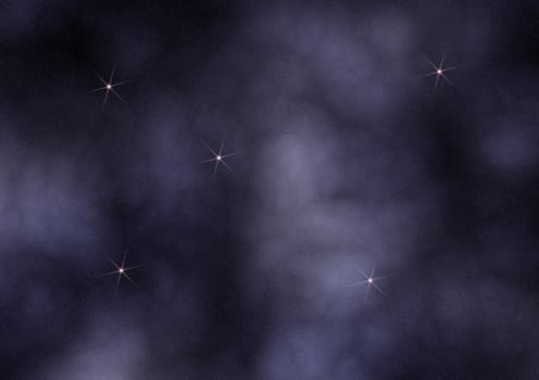 Small part of an infinite star field of space in the Universe
