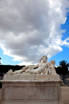 Paris - Statue from Tuileries garden near the Louvre