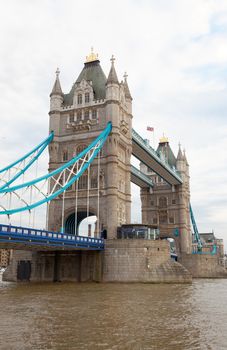 Tower Bridge on River Thames London