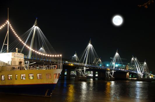 A famous bridge in london UK