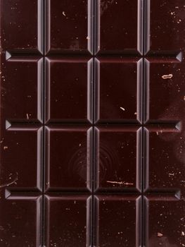 dark chocolate bar as background