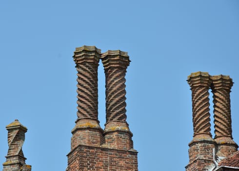 Group of Elizabethan Chimneys