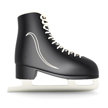 skates for figure skating on a white background