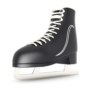 skates for figure skating on a white background