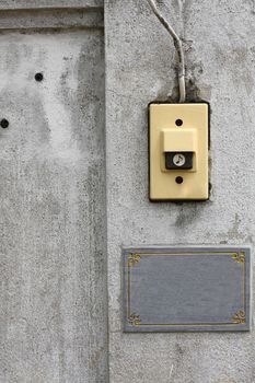 Bell on the facing wall