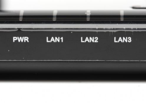 The front ethernet LAN router.