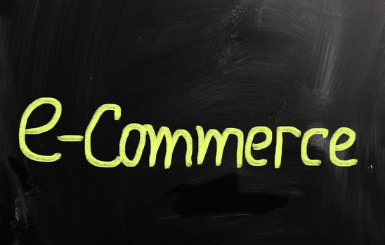 marketing concept handwritten with chalk on a blackboard
