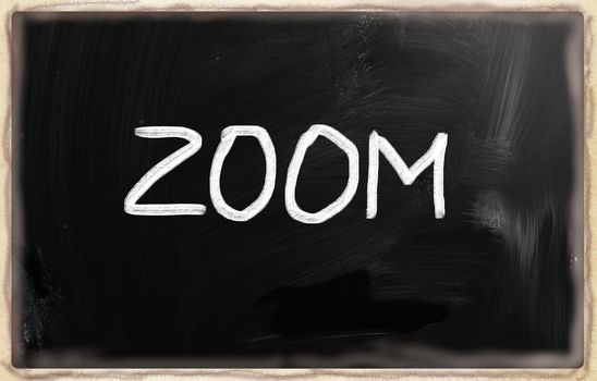 marketing concept handwritten with chalk on a blackboard