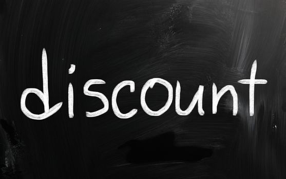 marketing concept handwritten with chalk on a blackboard