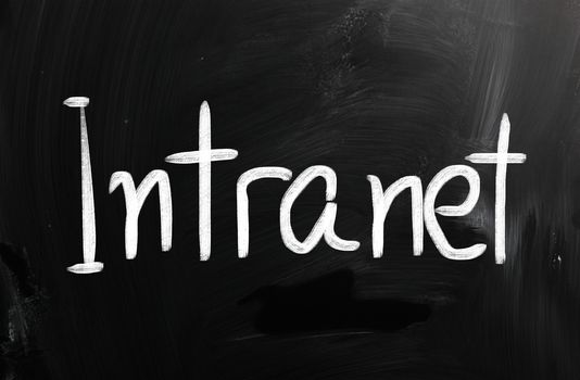 marketing concept handwritten with chalk on a blackboard