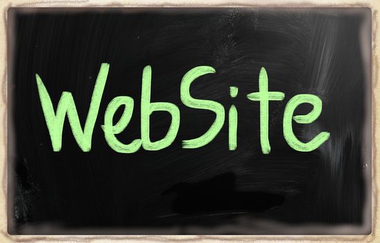 marketing concept handwritten with chalk on a blackboard